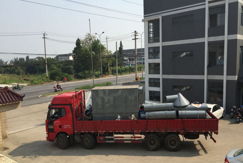 The bag filter was successfully delivered to Zhenjiang Company